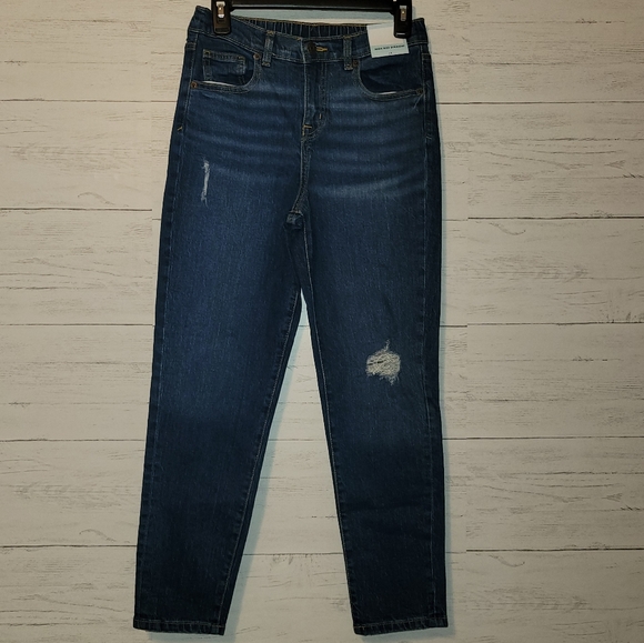 NWT | 2 Pairs of Cat & Jack Girls High Rise Straight Jeans | Size 14 - Picture 2 of 14